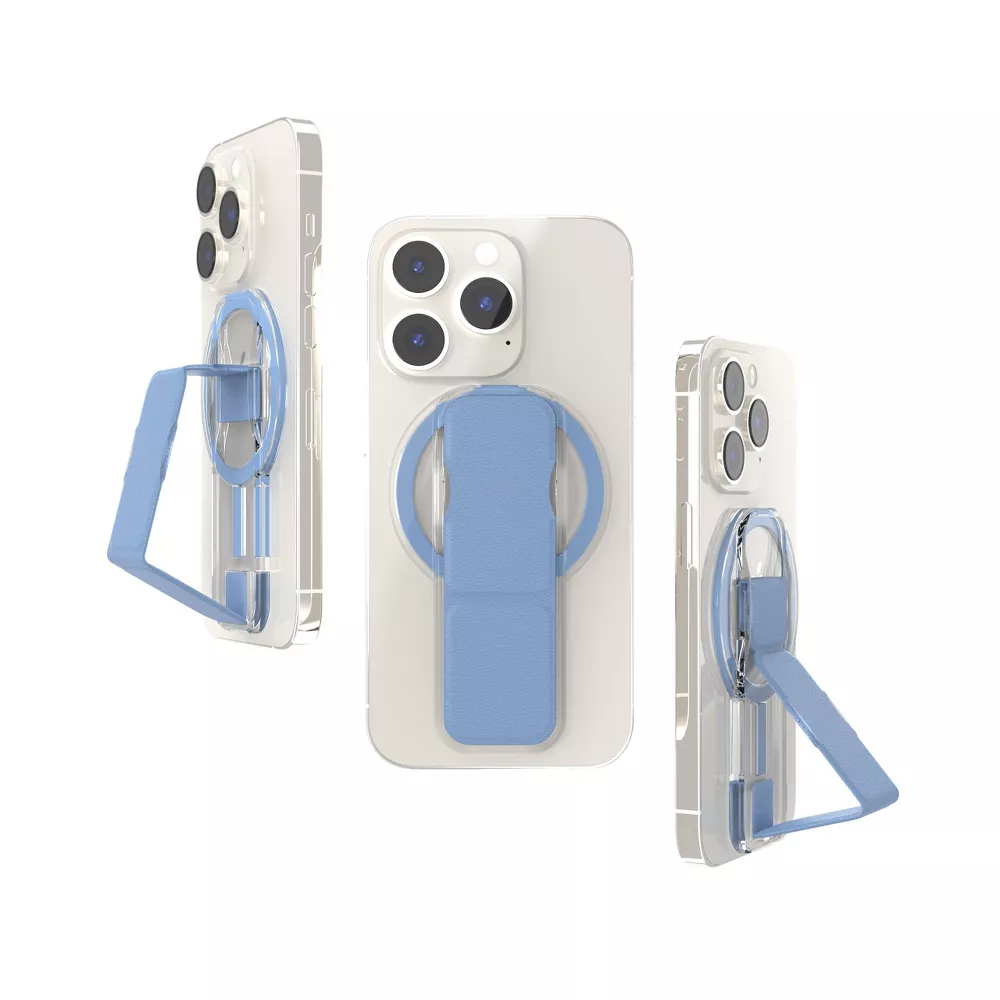 Phone Stand Compact Magnetic MagSafe Compatible Phone Grip Foldable Multi-Angle Holder