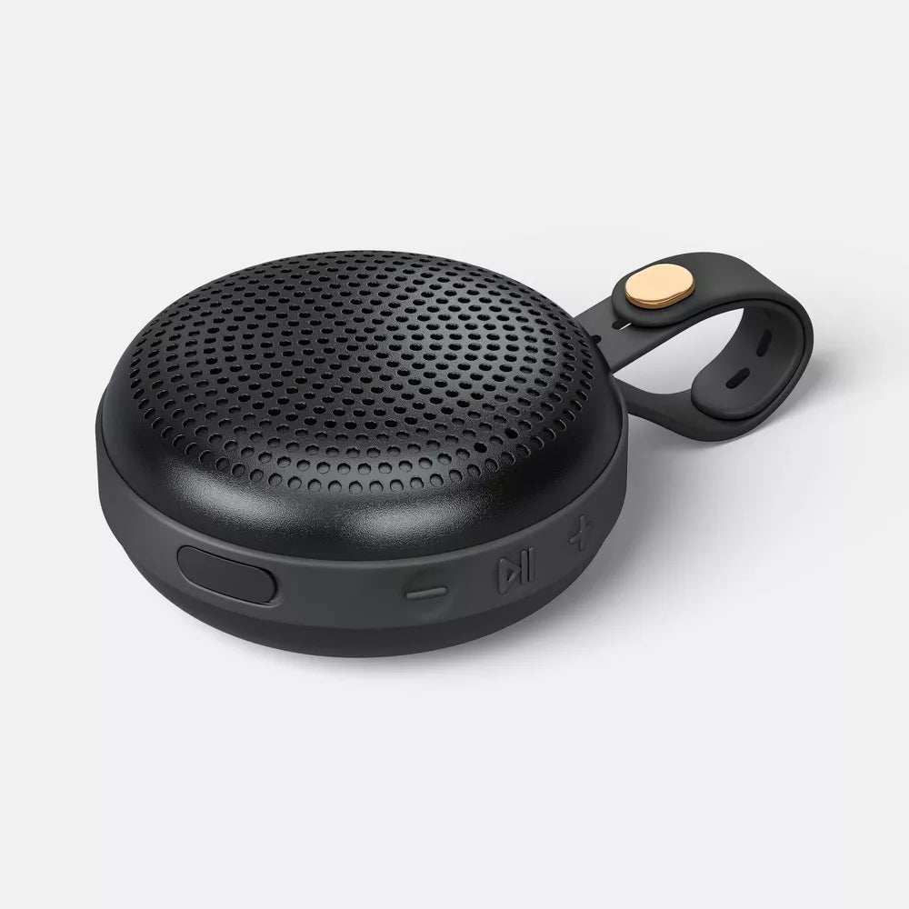 Wireless Speaker Compact Round Portable Bluetooth Wireless Speaker with Carry Loop Handle